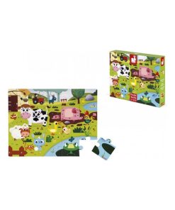 Puzzle Tactile Les Animaux De La Ferme - N/A