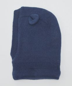 Cagoule en tricot - Bleu nuit