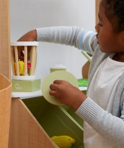 Mixeur jus de fruits légumes 13 accessoires de dinette enfant garçon fille Teamson Kids vert - N/A