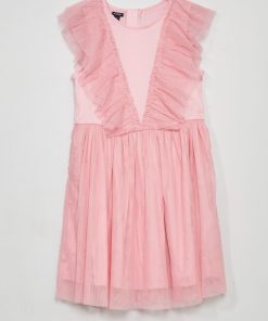 Robe de cérémonie mi-longue - Rose