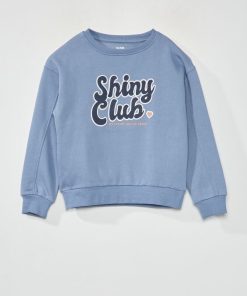 Sweat en molleton - Bleu
