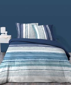 Parure Housse de couette + taie Mediterraneen - Bleu