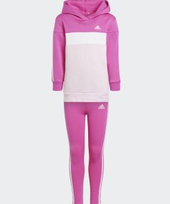 Ensemble sweat + pantalon 'Adidas' - 2 pièces - Rose