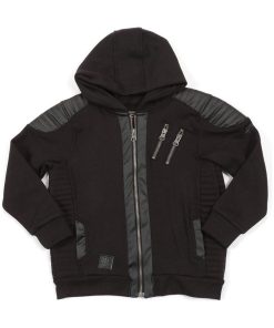 SWEAT ZIPPE CAPUCHE WEST BOY - Noir