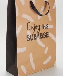 Sac cadeau 'DS' - beige