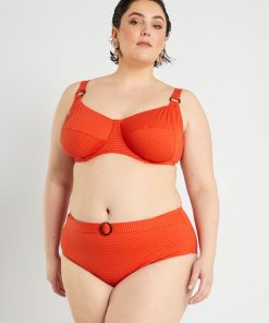 Haut de maillot de bain - orange