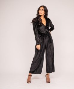 Combi pantalon velours ENDZA - Noir