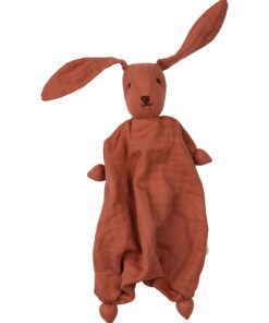 Doudou Tino en mousseline Berry Pink - Rose