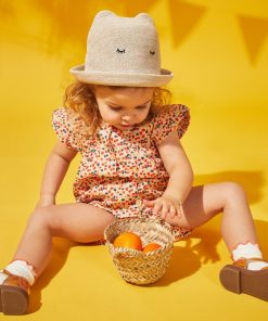 Chapeau de paille souple - beige