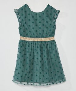 Robe en tulle de cérémonie - Vert