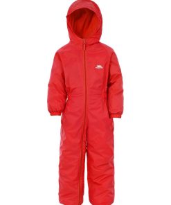 Trespass Dripdrop - Combinaison imperméable unisexe - Rouge