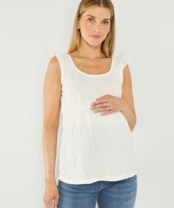 Blouse grossesse - blanc