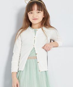 Gilet en maille fine - blanc