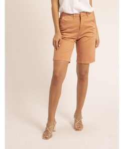 Bermuda chino slim XILAMA - Orange