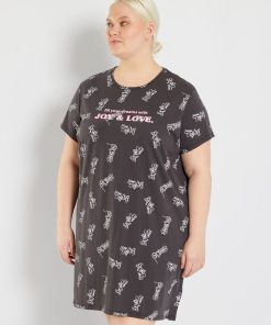 Chemise de nuit 'Minnie' - Gris Minnie