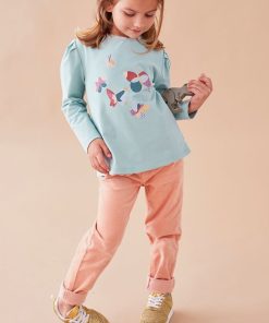 Pantalon en velours, clair - Rose