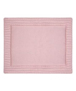 Tapis de parc pour bébé tapis de jeu en coton - Rose pâle