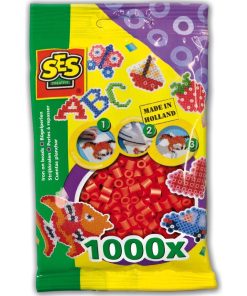 Sachet de 1000 perles Technique à repasser : Rouge - N/A