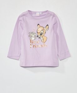 T-shirt à manches longues 'Minnie' - Violet