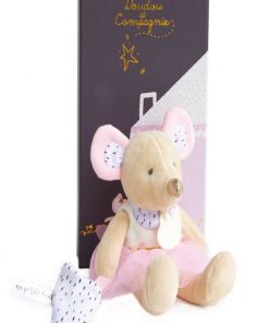 Coffret Peluche Suzie En Tutu La Petite Souris Va Passer (19 Cm) - Rose