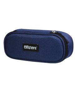 BAGTROTTER Trousse scolaire ovale Plumier Offshore Bleue - Bleu
