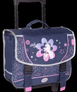 CARTABLE 38CM A ROULETTES BELLA SARA PARADISE - Gris Gris
