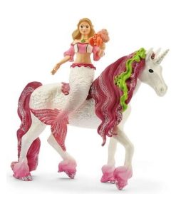 Figurine bayala : Sirène Feya sur licorne de mer - N/A