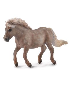 Figurine Cheval : Shetland Pony Argent Grison - N/A