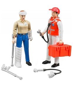 Figurine : Ambulancier et patient - N/A