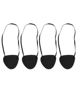 Lot de 4 cache-oeils - noir