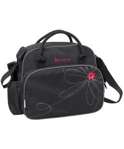 Badabulle' sac à langer grande capacité - noir/fuchsia