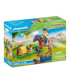 70523 'playmobil' Cavalier Avec Poney Brun - N/A