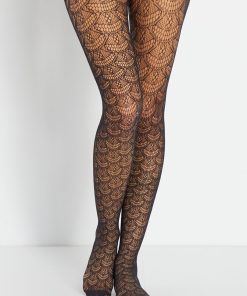Collant 'DIM' fantaisie - noir