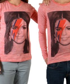 Tee Shirt Little Eleven Paris Selena LS Selena Gomez Mixte - Rouge