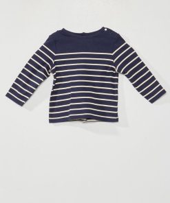 T-shirt à rayures - Bleu
