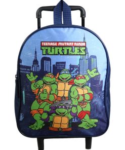 BAGTROTTER Sac à dos à roulettes 31 cm maternelle Tortues Ninja Bleu - Bleu