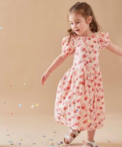 Robe imprimés pomme, clair - Rose
