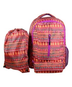 BAGTROTTER Set de sac à dos, sac gym et trousse Bagtrotter Rouge Attrape-rêve - Rouge