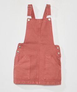 Salopette en jean - Rose