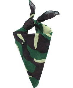 Bandana camouflage en coton Kebello - Kaki