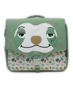 Cartable A4 maternelle Chillos le paresseux - Vert