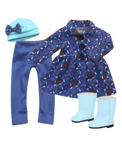 Sophia's par Teamson Kids Winter Tenfit avec des bottes pour 14,5 "poupées, bleu - N/A