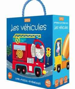 Puzzle & Livre - Q-box - Les Véhicules - N/A