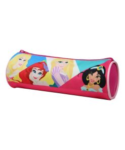 BAGTROTTER Trousse scolaire ronde Princesses Multicolore - Rose