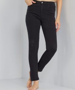 Jean skinny à taille très haute - L32 - Noir