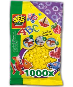 Sachet de 1000 perles Technique à repasser : Jaune - N/A