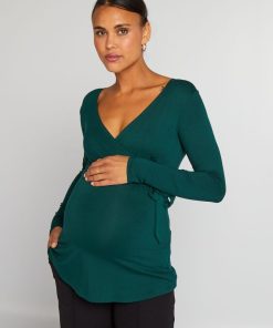 T-shirt grossesse et allaitement - Vert