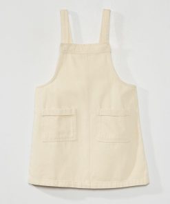 Robe salopette - Beige