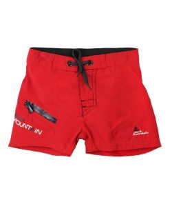 Bermuda de bain garçon ECAWAI - Rouge