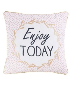 Housse de coussin Enjoy Today - Rose